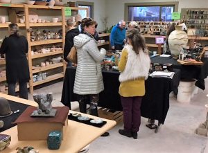 Pottery Open House Crowd
