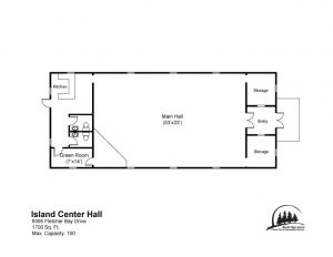 Island Center Hall floor plan